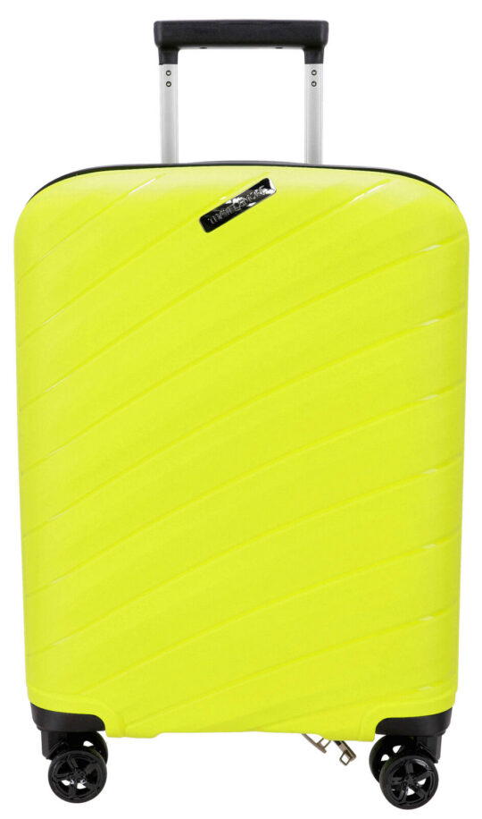Kabinski kovček TRAVEL AND MORE Unbreakable - lime, 38 l