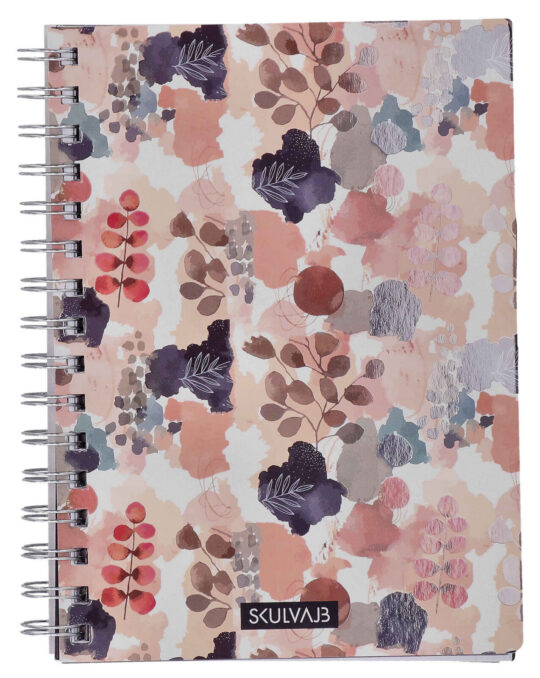 Špiralni blok SKULVAJB - A5, črtni, 120 listov, Autumn