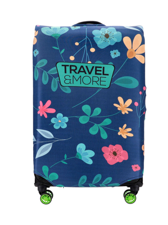 Pokrivalo za kovček Travel&More - velik, roza