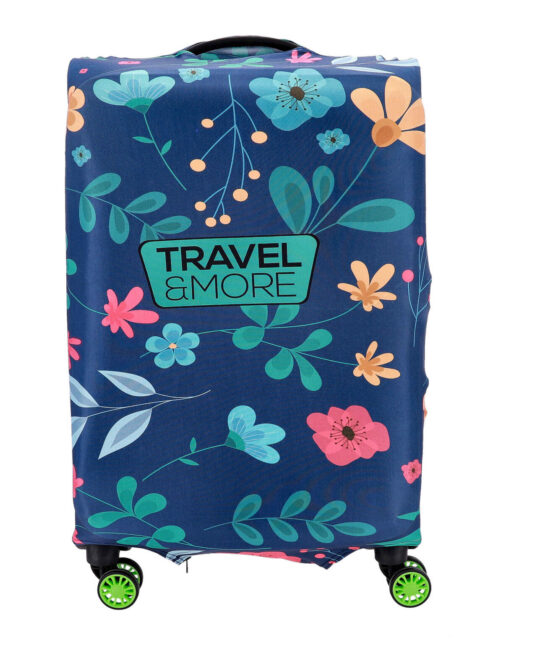 Pokrivalo za kovček Travel&More - srednji, roza