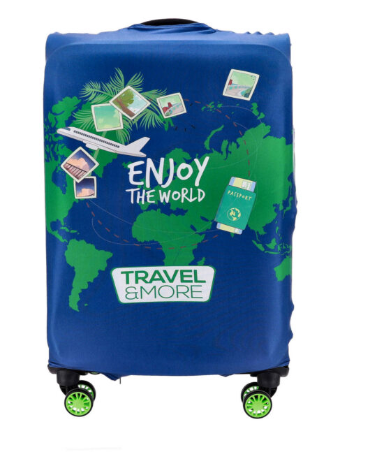 Pokrivalo za kovček Travel&More - srednji, potovanje
