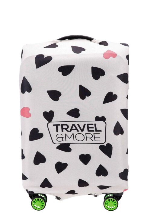 Pokrivalo za kovček Travel&More - mali, srce