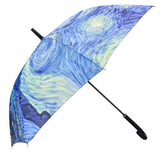 Dežnik UMBRELLA AND MORE Van Gogh Zvezdna noč - avtomatsko odpiranje, 103 cm