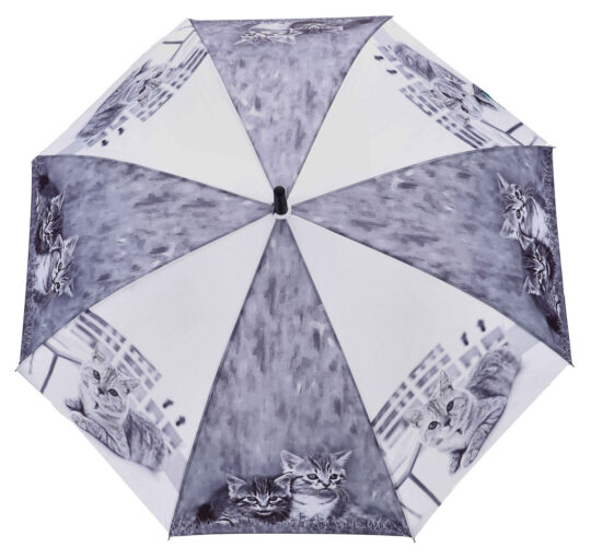 Dežnik UMBRELLA AND MORE Psi in mačke 4 - avtomatsko odpiranje, 103 cm