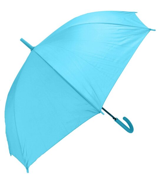 Dežnik UMBRELLA AND MORE Pastel modra - avtomatski, steklena vlakna, 103 cm