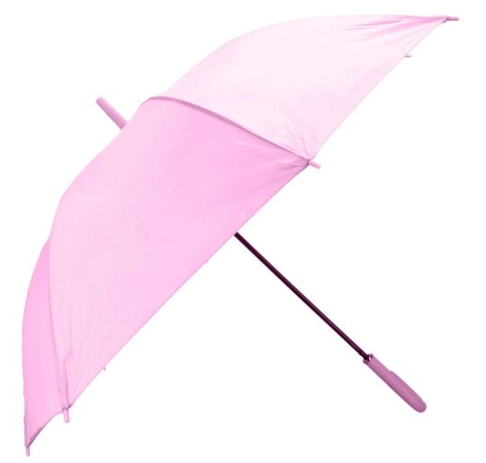 Dežnik UMBRELLA AND MORE Pastel Roza - avtomatski, steklena vlakna, 103 cm