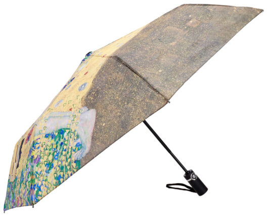 Dežnik UMBRELLA AND MORE Klimt Poljub - odpri/zapri sistem, 96 cm