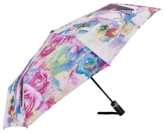 Dežnik UMBRELLA AND MORE Mesta 1 - odpri/zapri sistem, 96 cm
