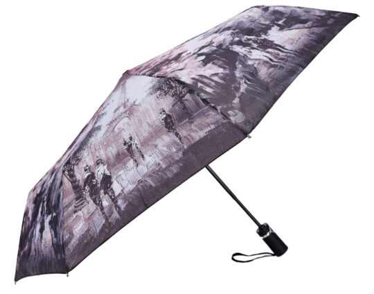Dežnik UMBRELLA AND MORE Mesta 3 - odpri/zapri sistem, 96 cm