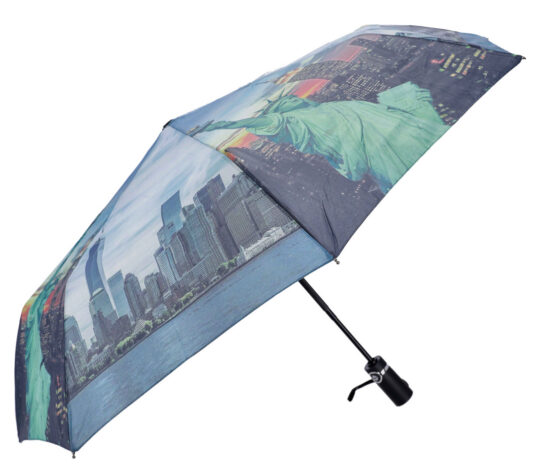 Dežnik UMBRELLA AND MORE Mesta 5 - odpri/zapri sistem, 96 cm