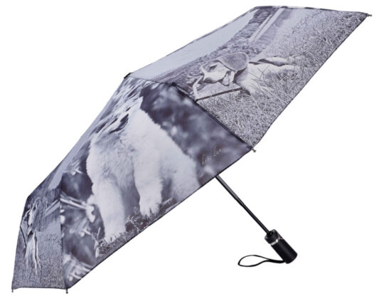 Dežnik UMBRELLA AND MORE Psi in mačke 3 - odpri/zapri sistem, 96 cm