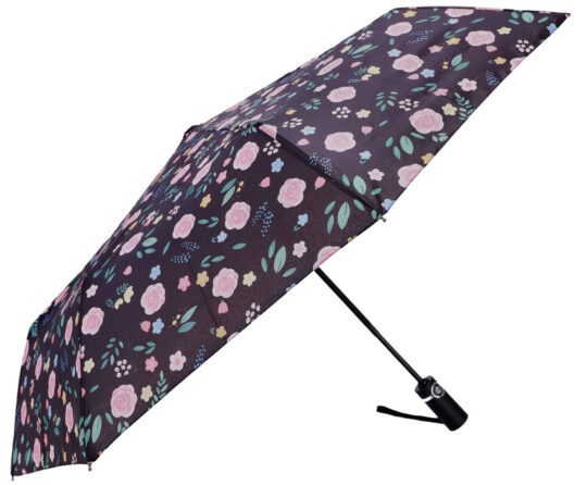 Dežnik UMBRELLA AND MORE Cvetje 3 - odpri/zapri sistem, 96 cm