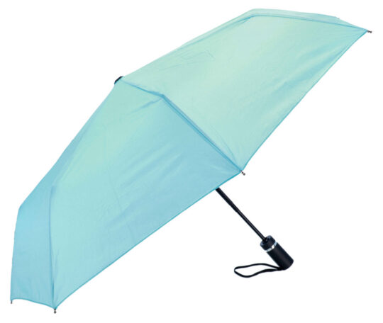 Dežnik UMBRELLA AND MORE Pastel Modra - odpri/zapri sistem, 96 cm