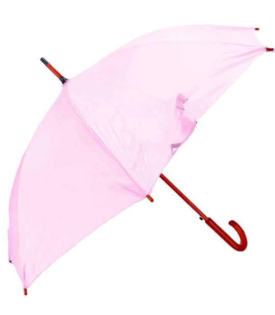 Dežnik UMBRELLA AND MORE Pastel Roza - avtomatski, lesen, 103 cm