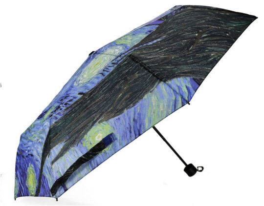 Dežnik UMBRELLA AND MORE Van Gogh Zvezdna noč - ročno odpiranje, 96 cm