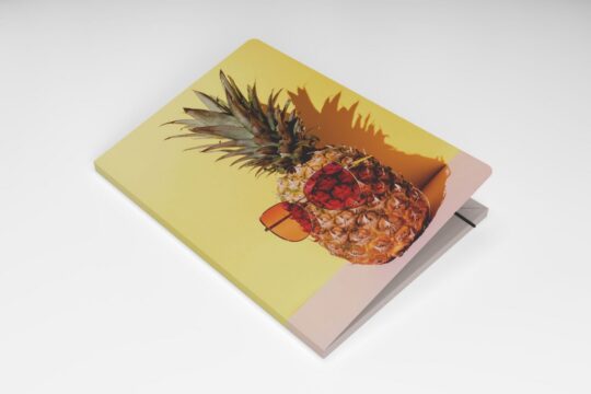Mapa z elastiko - A4, 1 cm, ananas