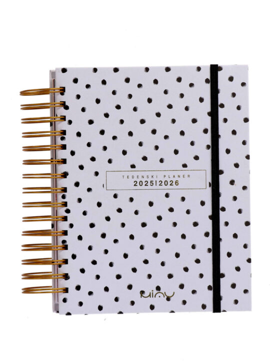 Planer MIAU - mladinski, 16-mesečni, tedenski, 2026, dots