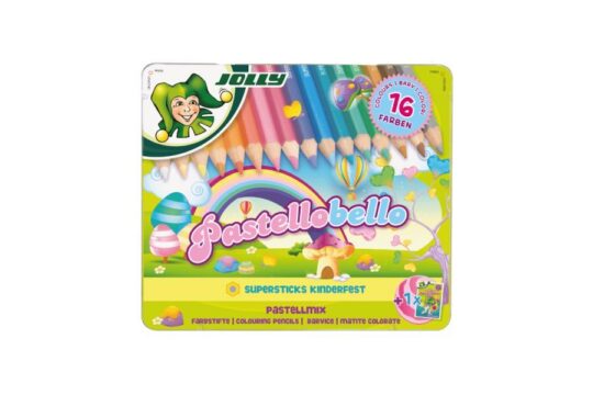 Barvice JOLLY Kinderfest Pastellobello - 16 barv