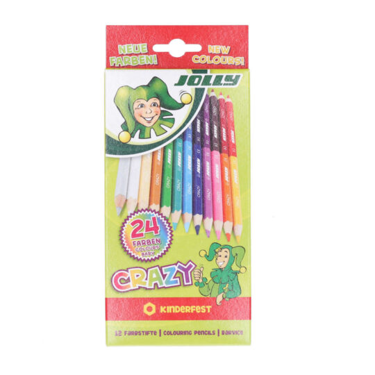 Barvice JOLLY Kinderfest Crazy - 12 barv
