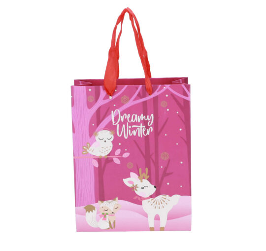 Darilna vrečka - Dreamy Winter, 18x24cm