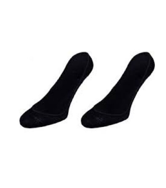 Ženske nogavice TOMMY HILFIGER - stopalke, črne, 2 para, 39/42