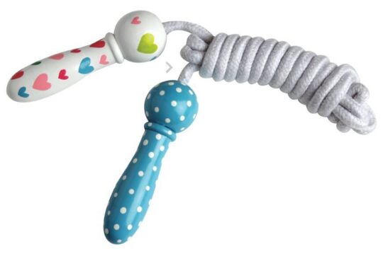 Kolebnica HOUSE OF MARBLES - srčki, barvita