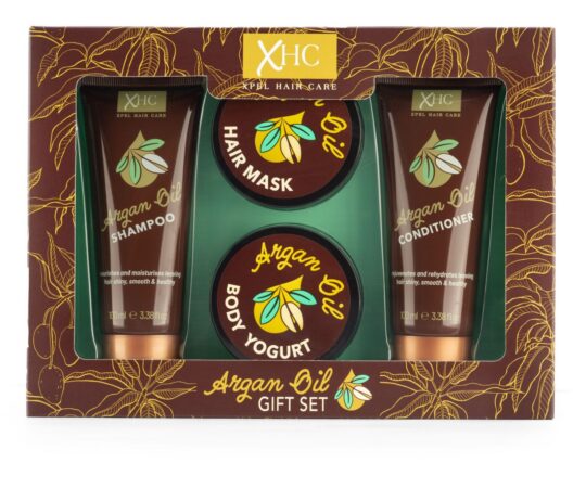 Darilni set XPEL - nega las in telesa z arganovim oljem