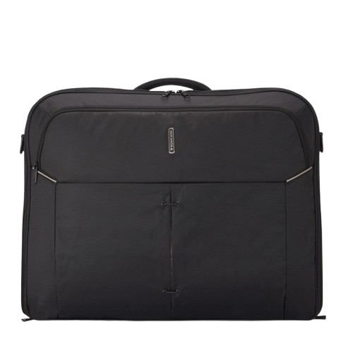 Torba za obleko RONCATO Ironik Slim - črna, 61x50x7 cm