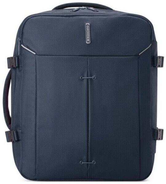 Potovalni nahrbtnik RONCATO Ironik - moder, kabinski, lahek, 45x36x20 cm, za EasyJet