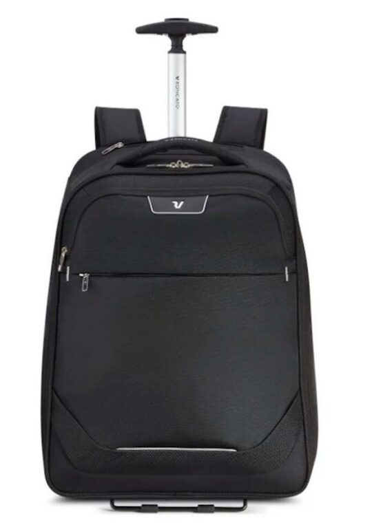 Potovalni nahrbtnik RONCATO Joy - črn, kabinski, 55x40x20 cm, lahek