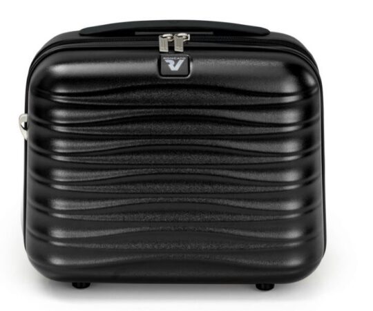 Toaletni kovček RONCATO Wave - črn, 33,5×27×17,5 cm