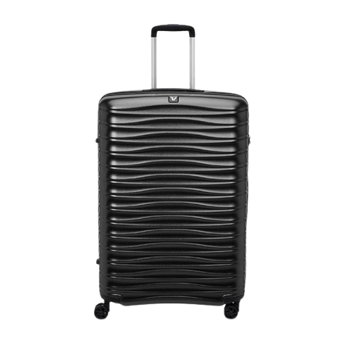Kovček RONCATO Wave - črn, velik, trdi