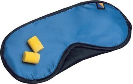 Set za spanje TRAVEL BLUE - čepki in očala