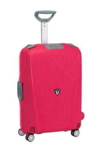 Kovček RONCATO 4K - magenta, srednji, lahek