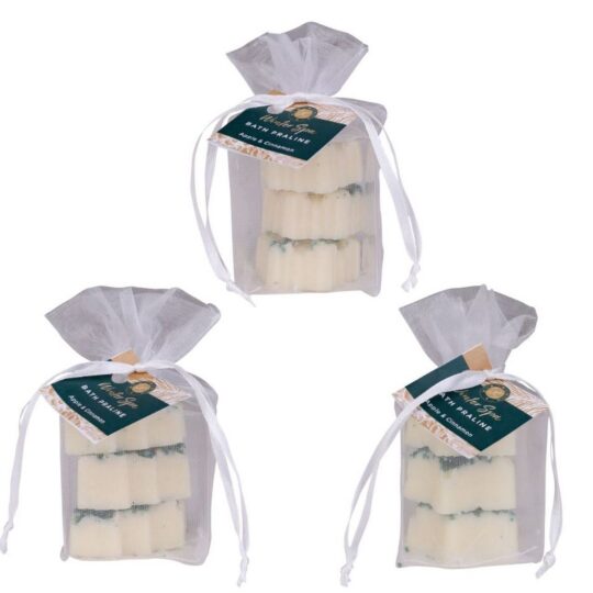 Kopalne bombice ACCENTRA Winter Spa - darilna vreča, 3×15 g