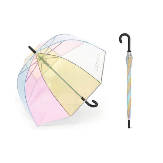 Dežnik ESPRIT Long - transparent, mavričen