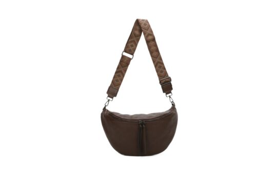 Torbica za čez ramo LS COLLECTION Paolo - rjava