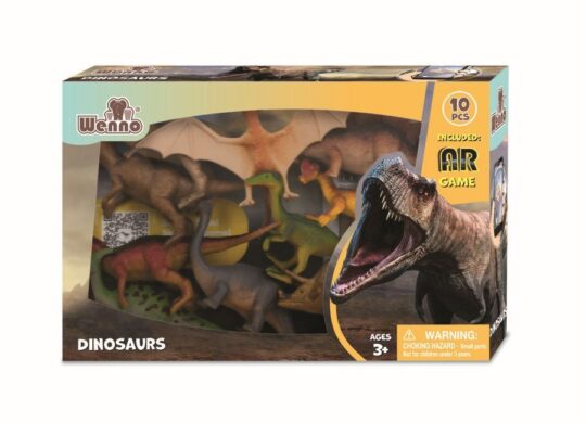 Figure WENNO - dinozavri, 10 kos