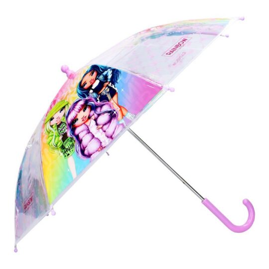 Otroški dežnik VADOBAG Rainbow High Rainy Days - barvit