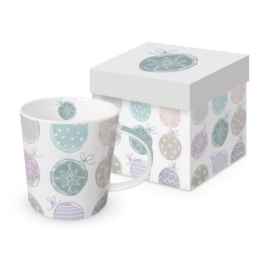 Skodelica PPD Paperproducts Design Ornaments - porcelan, dekorativna škatla