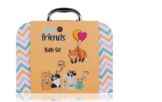 Darilni set ACCENTRA - gel za tuširanje, gel za kopel, obesek