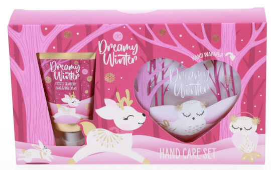 Set za nego rok ACCENTRA Dreamy Winter - grelec za roke, krema 50ml