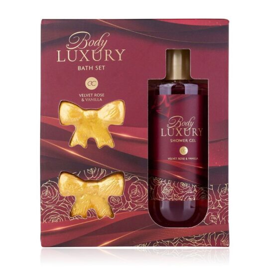 Darilni set ACCENTRA Body Luxury - gel 150ml, 2x bombica 20g