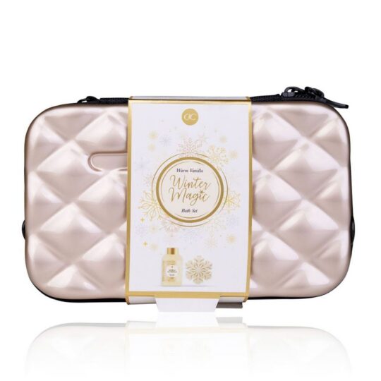 Set za kopanje ACCENTRA Winter Magic - gel 100ml, milo za roke 60g