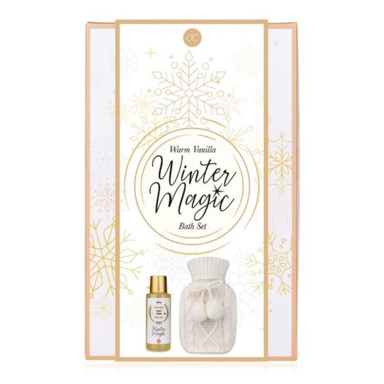 Darilni set ACCENTRA Winter Magic - peneča kopel, termofor