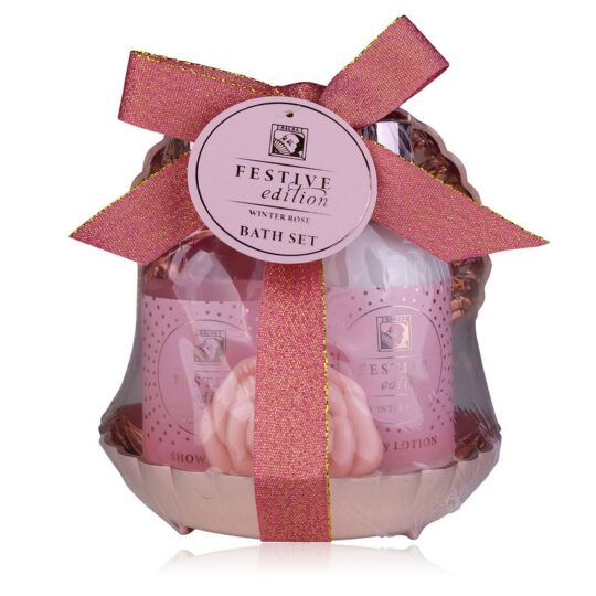 Set za kopanje ACCENTRA Rose Fest Edition - gel, losjon, milo