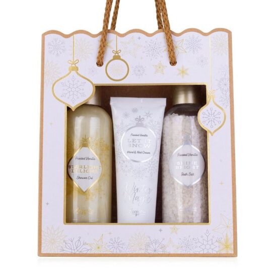 Darilni set ACCENTRA Winter Magic - gel 200ml, sol 210g, krema za roke