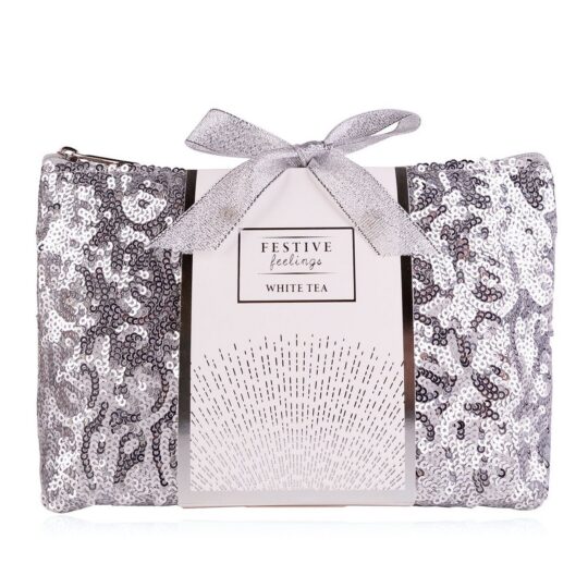 Set za kopel ACCENTRA Silver Festive Feelings - gel, bombica