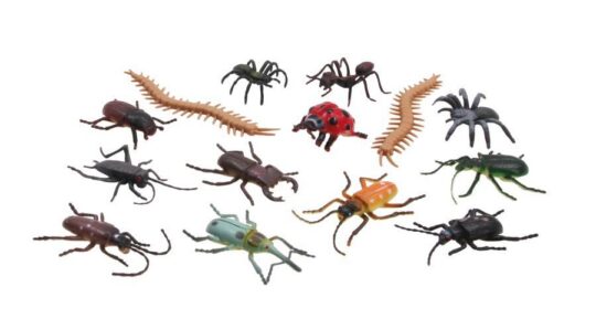 Figure WENNO - insekti, 14 kos, 4-12 cm