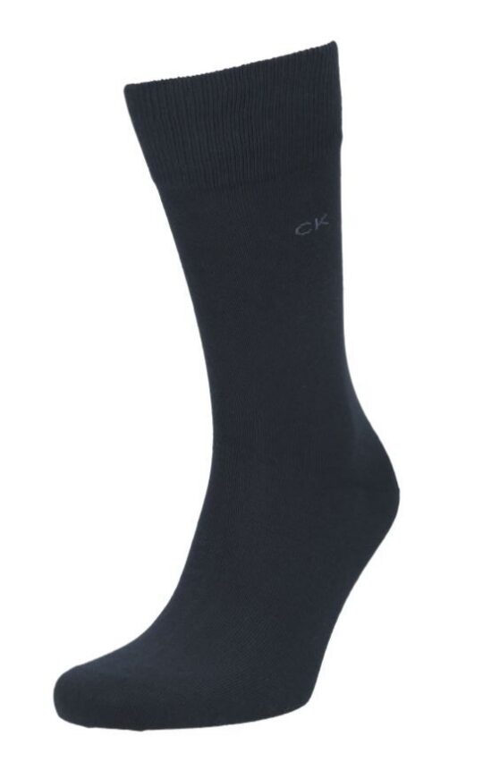 Nogavice CALVIN KLEIN - dolge, modre, 2 para, 39/42